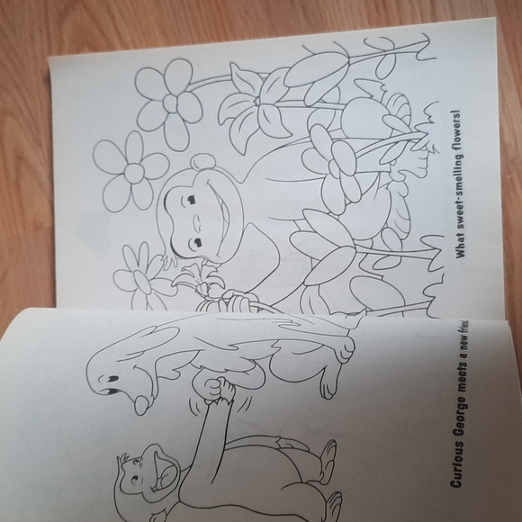 New coloring book Curious George - Picture 2 of 3